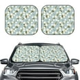 thumbnail image 2 of Haiem Tulips Flowers Car Windshield Sun Shade (2 Pieces) Foldable Windshield Sun Shade Car Accessories for Truck SUV Pickup-Small, 2 of 7