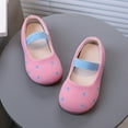 thumbnail image 3 of Mepaouo Toddler Girls Dress Shoes Little Kids Mary Janes Suede Slip on Ballet Flats for Wedding Party, 3 of 7