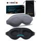 thumbnail image 1 of ComfiTime Máscara para Dormir 3D: Máscara para Dormir 100 % Opaca, Cubre Ojos para Hombres y Mujeres, Antifaz para Contorno con Deflector Nasal, Suave y Liviana, sin Látex, 1 of 15