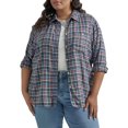 thumbnail image 3 of Lee Women's Plus All Purpose Classic Longsleeve Button Up Shirt, 3 of 5