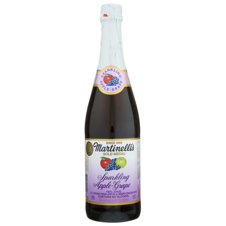 Martinelli’S Sparkling Apple Grape Juice, 25.4 Fl. Oz. Bottle
