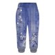 thumbnail image 3 of Mujeres Capri Pantalones Casual Suelto Largo Pantalones de Impresión con Corbata Elástica Cintura Y Bolsillos, 3 of 6