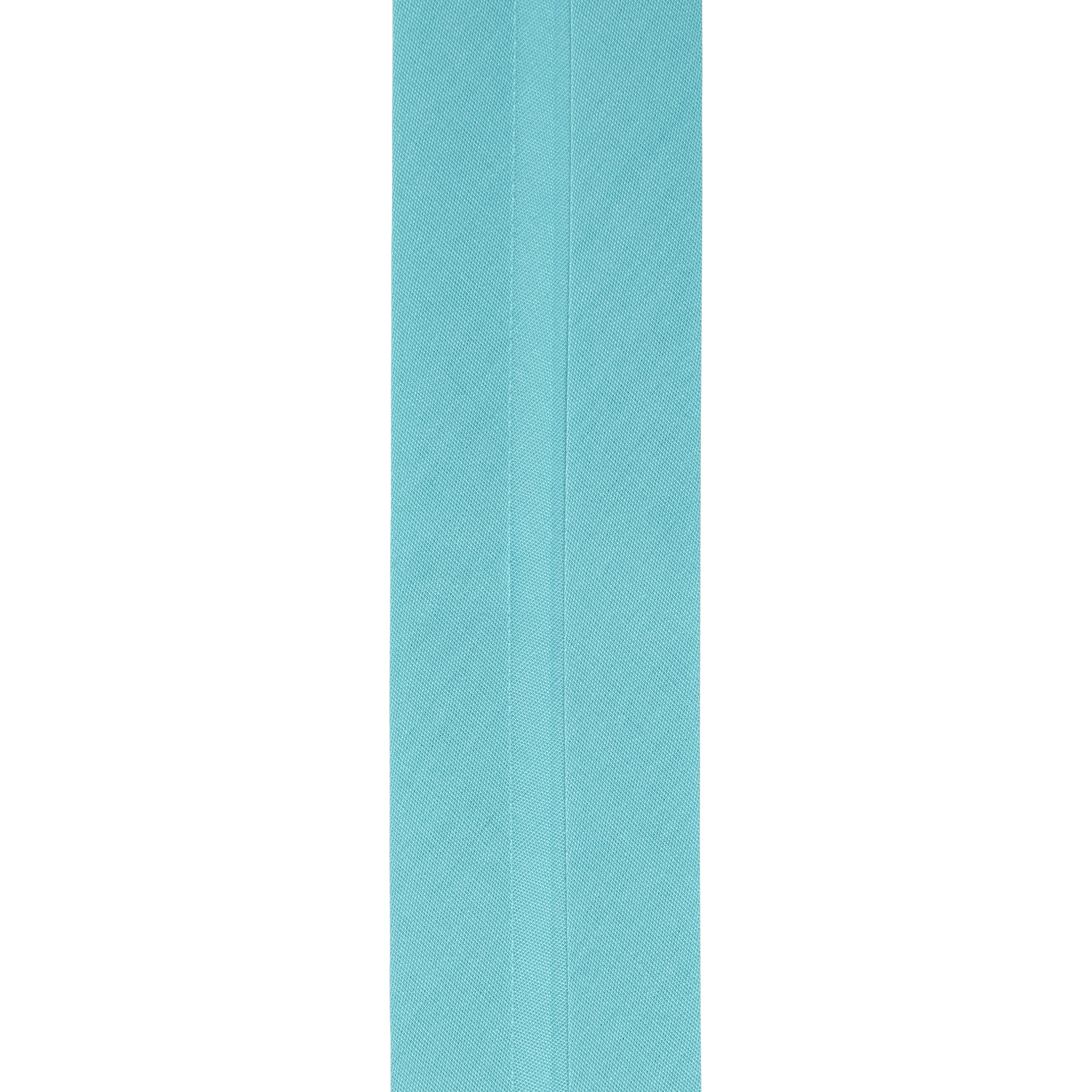 (2 pack) Wrights 7/8" Aqua Blue Quilt Binding, 3 yd Polyester Blend Sewing Trim