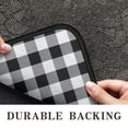 thumbnail image 6 of Black White and Gray Checkerboard Pattern Door Rugs,Washable Non Slip Door Mats Indoor,Decorative Door Mats,Entry Mat Indoor for Entrance,Bedroom,Kitchen,Bathroom,30"x17", 6 of 6