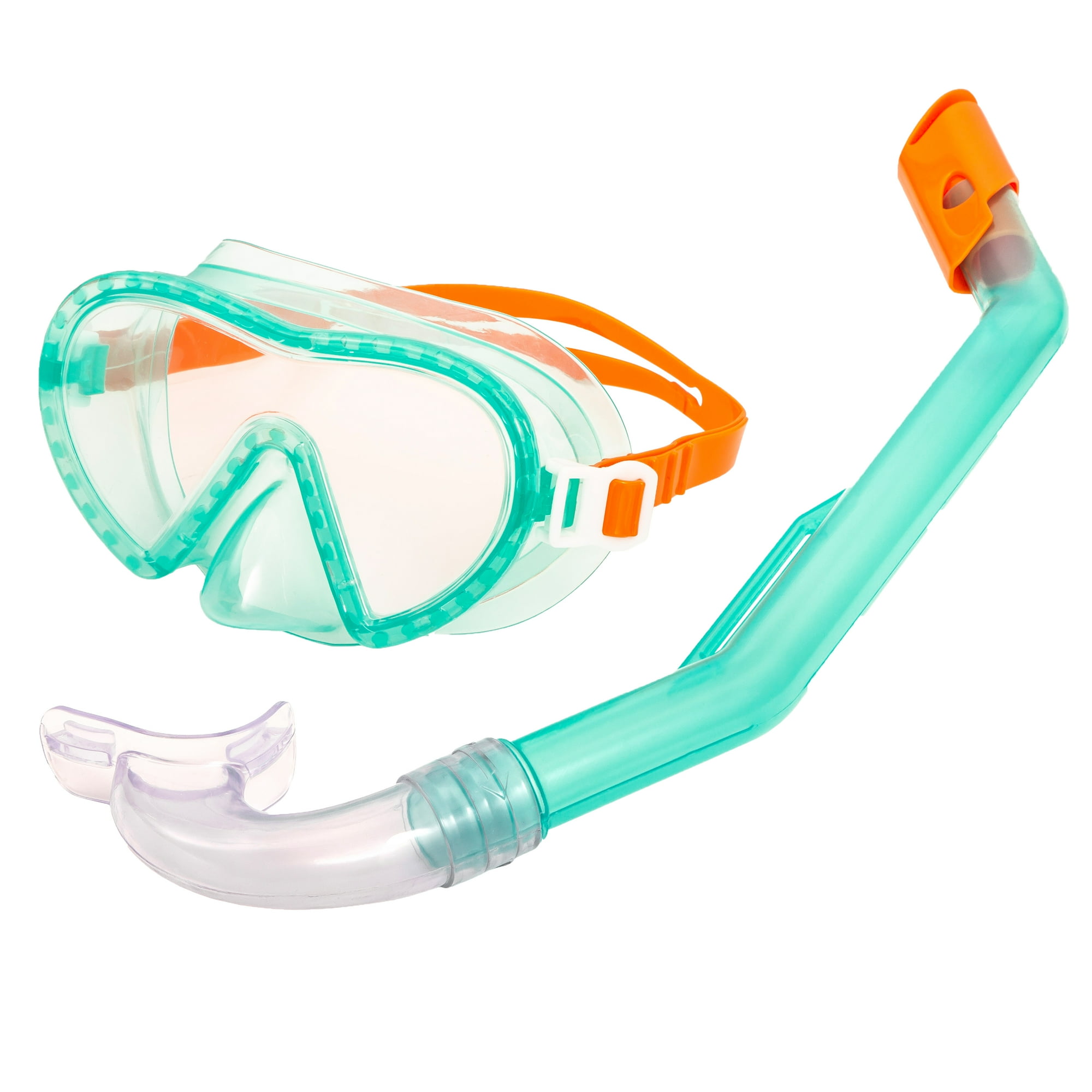 Aqua Dolfino Latex Free Swim Mask and Snorkel Set for Children, 3+