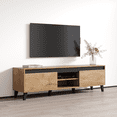 thumbnail image 3 of Nord II TV Stand for TVs up to 75", Mid-Century Modern Matte 67" Entertainment Center, TV Media Console with Storage Cabinets, 3 of 9