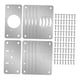 thumbnail image 3 of 12 placas de reparación de bisagras, herrajes de acero inoxidable, kit de reparación de bisagras instalable con tornillo para muebles, gabinetes y ven, 3 of 9
