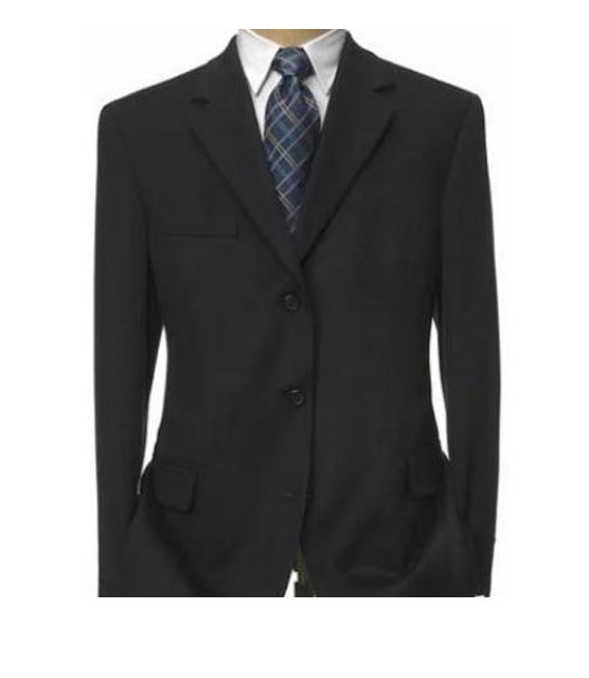 black dress coat for funeral Men's Black Sequin Blazer | Epic Suit Blazer | High Strength & Durable Material | Black main image 1