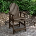 thumbnail image 4 of Highwood's 48" Round 5-pc Hamilton Dining Set - Counter Height, Outdoor, Eco-friendly, Synthetic Wood, 4 of 10