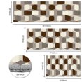 thumbnail image 3 of IsecretJoy Washable Kitchen Rugs Sets of 3, Non Slip Kitchen Mats for Floor Waterproof & Stain Resistant Runner Rug for Kitchen, Laundry Room, Hallway, 3 of 11