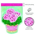 thumbnail image 2 of Magnolia Garden Welcome Potted Geraniums 29 x 42 Pink Polyester Outdoor Hanging Flag, 2 of 2