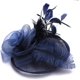 thumbnail image 1 of Sombrero Tocado de plumas para mujer TANGJMXG Tocado de novia para boda flores, 1 of 4