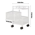 thumbnail image 3 of Savings Sentmoon Multi-tier Storage Rack Rotating Kitchen Storage Trolley, Multi-Layer Floor Rack for Snacks, Fruits, and Vegetables in Living Room or Pantry Today’s Must-Have Bargains, 3 of 6