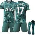 thumbnail image 1 of Tottenham Hotspur Away Shirt 2024-2025 Kids and Adults No. 17 ROMERO - Perfect, 1 of 2