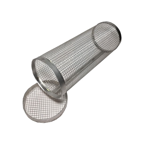 Yuarrent Cesta para barbacoa Parrilla para asar de acero inoxidable Parrilla para pícnic Rejilla para barbacoa Asador de malla de alambre Utensilios de Cocina y Comedor L Yuarrent HA084041-01B