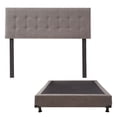 thumbnail image 1 of Box Base Cama Queen Size + Cabecera Bilbao Gris Dicasa  Bilbao Bless, 1 of 8