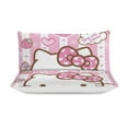 thumbnail image 3 of Hello Kitty 3-Piece Comforter Set for Bedroom, Hello Kitty Bedding Set for Kids Adults, Soft Microfiber Duvet Cover Set with Zipper Closure, 1 Duvet Cover + 2 Pillow Covers, 3 of 8