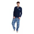 thumbnail image 4 of Pijama Hombre Playera Tejido De Punto ALG. Pantalon Popelina, 4 of 8
