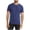 Dark Blue, variant on Mens Plus Size Summer Tops Muscle Short Sleeve Tops Cut Off T Shirts Workout Gym Tee Shirts
