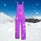 thumbnail image 4 of Monos de esquí para adultos Pantalones de snowboard Pantalones de abrigo de esquí unisex (L para niños) Púrpura Monos de abrigo de esquí, 4 of 5