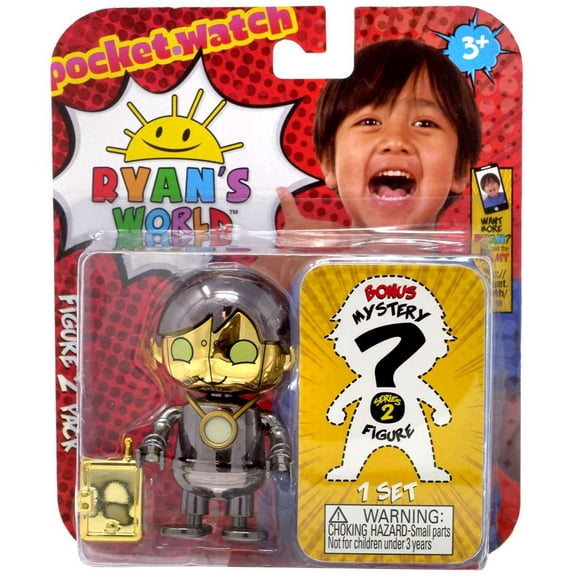 Ryan's World Darkstar Robo Ryan & Mystery Action Figure 2-Pack