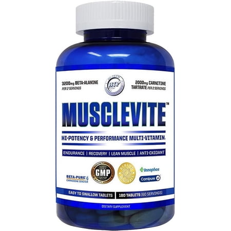Hi Tech Pharmaceuticals Musclevite, Hi-Potency & Performance Multi-Vitamin, 180 Tablets