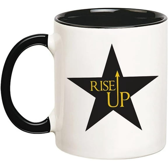 Hamilton Rise Up, 11 Oz Novelty Coffee Mug/Cup,Ceramic mugs, mugs with handle, can heat up