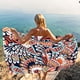 thumbnail image 5 of Microfiber Beach Towel Super Colorful Bath Towel Sandproof Beach Blanket Multi-Purpose Towel For Travel Swimming Pool 30x60 Inch, 5 of 8