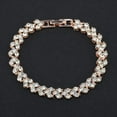 thumbnail image 5 of hengtong 2xCorn Chain Bracelet Adjustable for Casual Party Engagement Ladies Golden 2 Pcs, 5 of 9