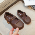thumbnail image 4 of Zapatos de cuero para niños de estilo coreano, nuevos zapatos individuales para primavera y otoño para mujer, fondo suave poco profundo a la moda para bebés, 4 of 4