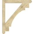 thumbnail image 3 of Ekena Millwork 4"W x 42"D x 48"H Merced Craftsman Rough Sawn Bracket, Douglas Fir, 3 of 4