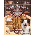thumbnail image 3 of Butcher Shop Collagen Dog Chews 5” Deluxe Chicken Twists Dog Treats (2 Pack - 7.34 oz per Pack), 3 of 6