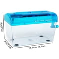 thumbnail image 3 of LNGOOR 1PC Hand Cranked File Shredder  Office And Teaching Supplies  Portable Shredder A6 Shredder, 3 of 7