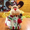 thumbnail image 3 of Christmas Sale! Christmas Themed Tabletop Ornaments Cartoon Elk Doll Decoration for Home Office Holiday Party, 3 of 5