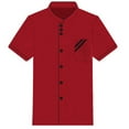 thumbnail image 1 of Unisex Short Long Sleeve Chef Jacket Coat Hotel Kitchen Service Uniform Workwear, 1 of 10