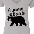 thumbnail image 4 of Inktastic Granny Bear in Black Women's V-Neck T-Shirt, 4 of 5