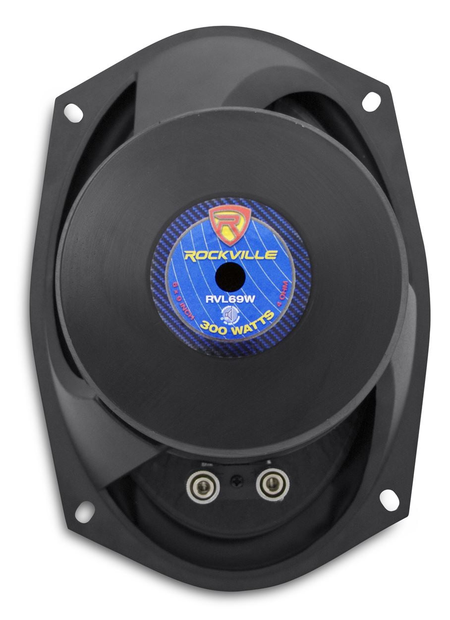 Rockville RVL69W 6x9 300w Competition Cast Aluminum Car Subwoofer Mid-Bass+Lows