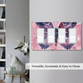 thumbnail image 5 of Watercolor Welcome Switch Cover Decorative Wall Plate / 4-Gang Screwless / Standard Size 4.5x8 in, 5 of 5