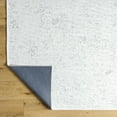 thumbnail image 4 of BoutiqueRugs Isako Solid Color Washable Area Rug - Machine Washable - White - 9'2" x 12', 4 of 8