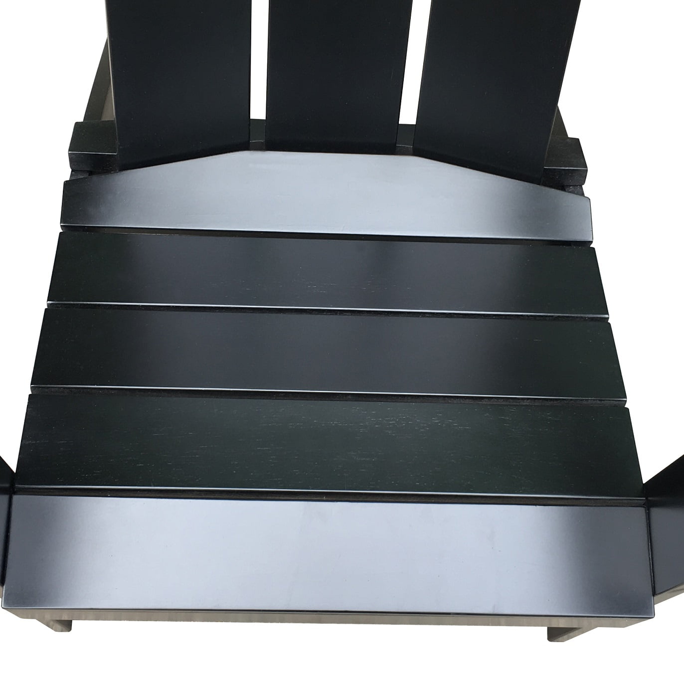 Mainstays Wood Modern Adirondack Chair, Black Color