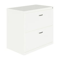 Space Solutions 30 inch Wide 2 Drawer Lateral File Cabinet for Home or Office, White