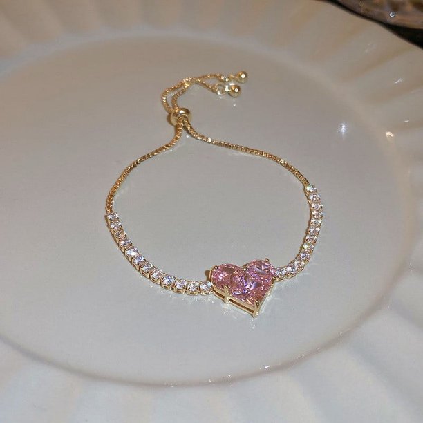 Pulsera ajustable de circonita cuadrada, pulsera de lujo ligera y sencilla para mujer, pulsera de personalidad con temperamento de alto sentido