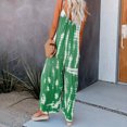 thumbnail image 4 of YOTMKGDO Jumpsuits for Women Womens Tie Dye Jumpsuit Sleeveless Casual Spaghetti Flowy Wide Leg Rompers, Sizes M-3XL, 4 of 7
