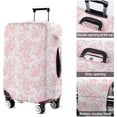 thumbnail image 6 of Travel Luggage Cover Suitcase Protector Fits 18-32 Inch Luggage Wheel Covers Patterned Travel Related Items Flower Luggage Protector Elastic Luggage Anti-scratch Suitcase Cover S, 6 of 6