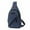 A#Blue, variant on SLYNSHome Chest Bag Sling Shoulder Crossbody Bag Multiple Compartments Adjustable Strap for Men Women Travel Hiking Casual Outings - Black