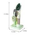 thumbnail image 3 of Soap-Dispensing Dish Washing Brush Set Includes Replaceable Heads & Stylish Storage Stand – Effortless Scrubbing for Dishes, Pots, Pans & Sinks, 3 of 5