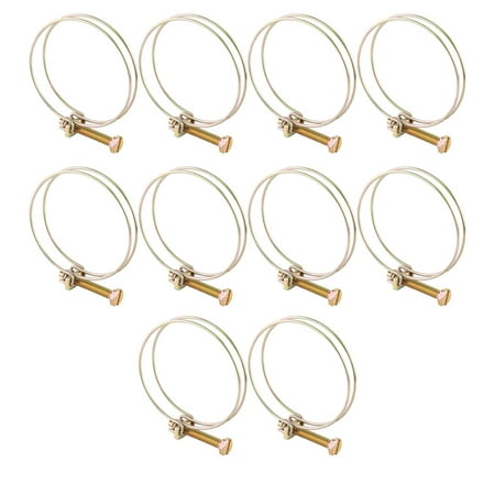 

Double Wire Water Hose Worm Gear Clamp Pipe Clip Hoop Plumbing (52mm-57mm)