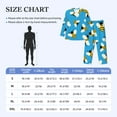 thumbnail image 4 of Balery Flying Bees Pijama para Hombre de Dos Piezas con Manga Larga, Conjunto de Dormir y Descanso Suave con Bolsillos-XX-Large, 4 of 7