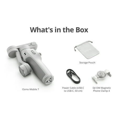 DJI - Osmo Mobile 7 Smartphone 3-Axis Gimbal Stabilizer - Gray