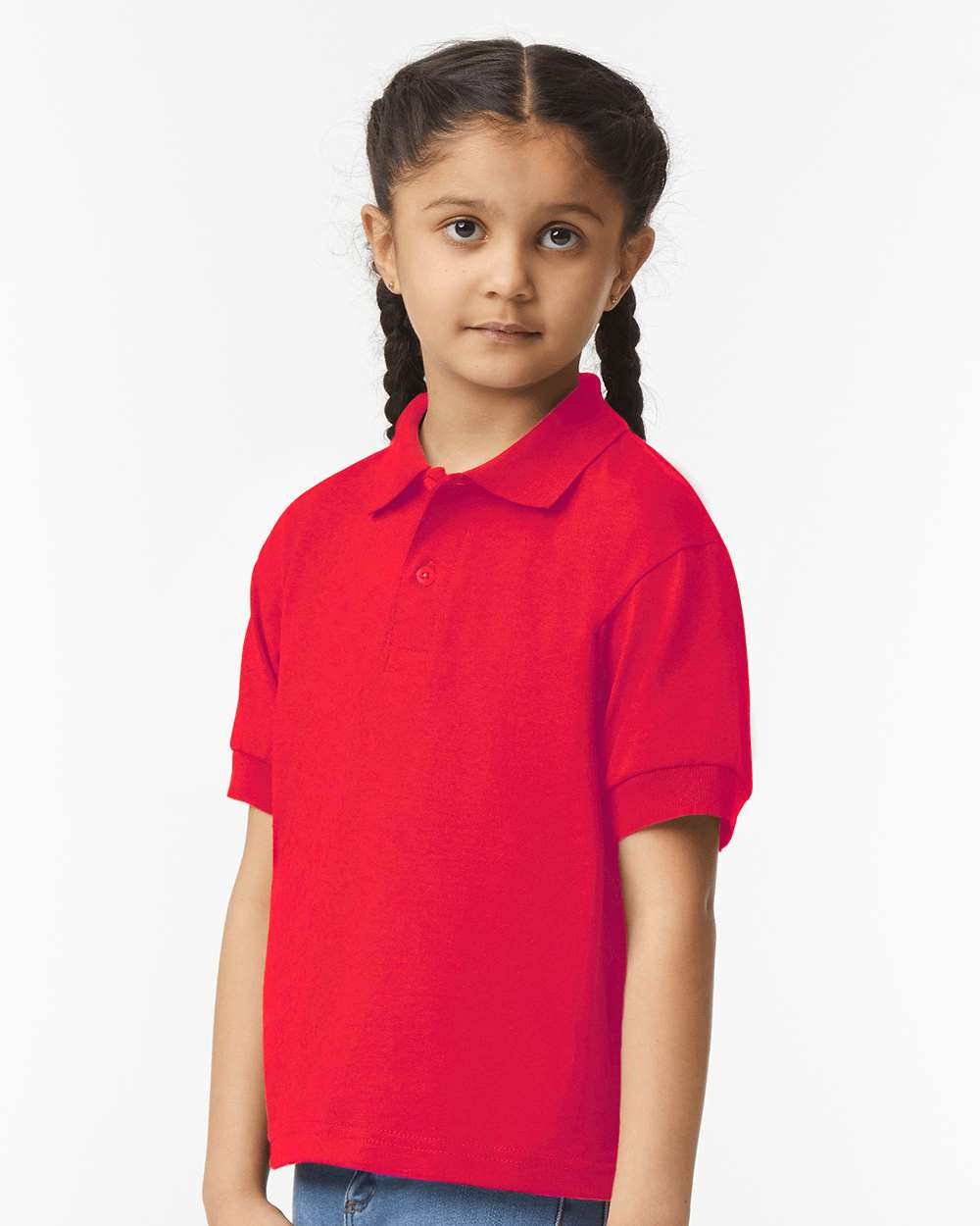 Premium Youth Jersey Polo Tee | Unisex T-Shirt for Teen | 6 oz, 50/50  cotton/poly, L-Size |RADYAN - Walmart.com